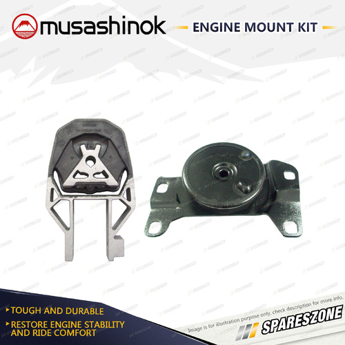 Rear Upper + LH Engine Mount Kit for Volvo C30 D5 2.4L 5Cyl 07-09 Auto