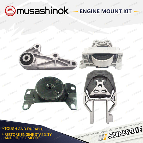 Full Engine Mount Kit for Volvo V50 2.0L Turbo Diesel D4204T 09-10 6 Speed DCT