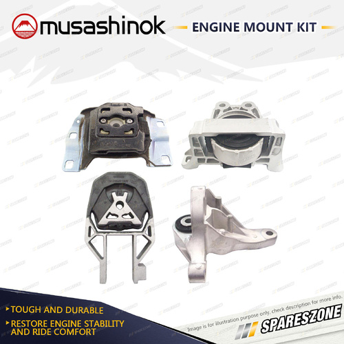 Full Engine Mount Kit for Volvo C30 2.0D 2.0L 5Cyl Turbo Diesel D4204T 09-10 DCT