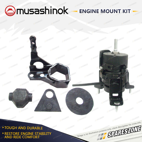 Musashinok Front + Rear Engine Mount Kit for Lexus RX330 MCU38R 3.3L 4/03-1/06