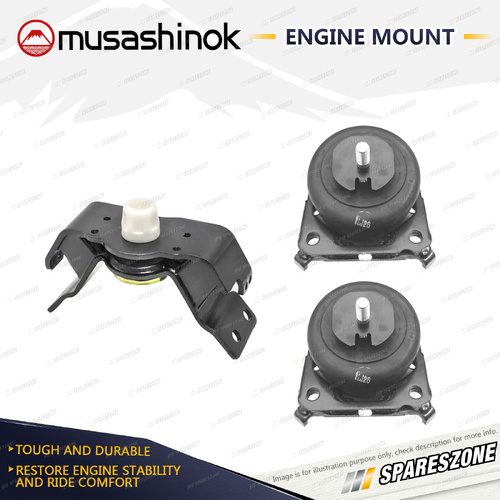 Musashinok Front + Rear Engine Mount Kit for Toyota Landcruiser Prado RZJ120R
