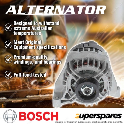Bosch Alternator for Fiat Punto 199 1.4L Hatchback 57Kw 2005-2016