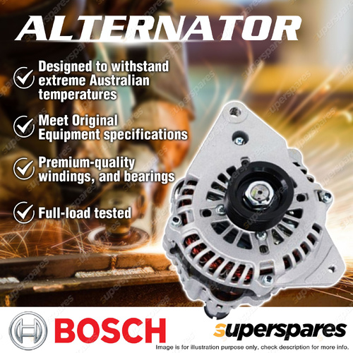 1 x Bosch Alternator for Mitsubishi Pajero NS NT NW Triton ML L200 I4 V6 05-19