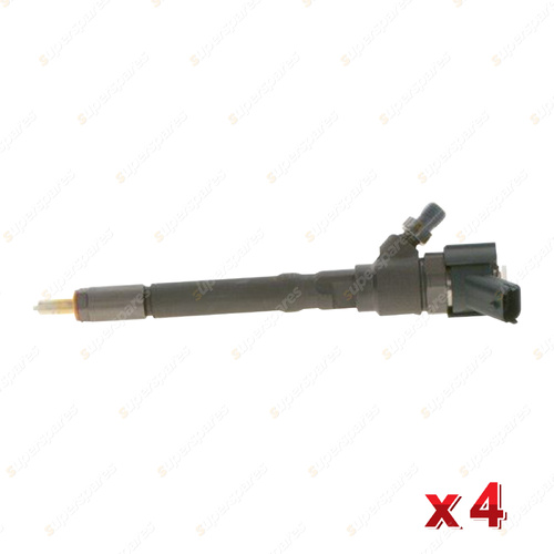 4 x Bosch Common Rail Injectors for Kia Sportage KM 2.0L D4EA I4 16V SUV 04-10
