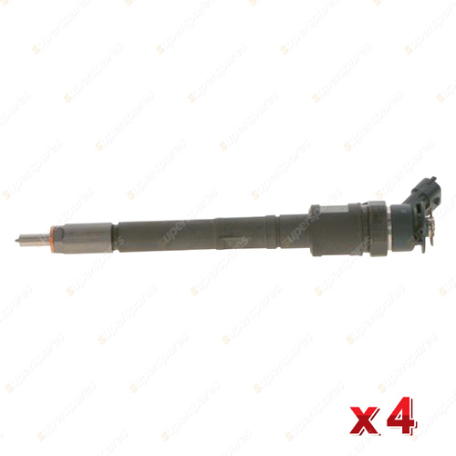 4 x Bosch Common Rail Injectors for Peugeot Partner HDi 1.6L I4 16V Van 08-11