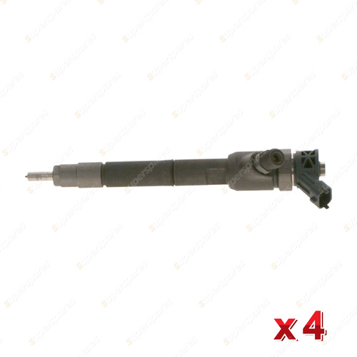 4 x Bosch Common Rail Injectors for Honda Civic FK 1.6L N16A1 I4 16V 2013-2015