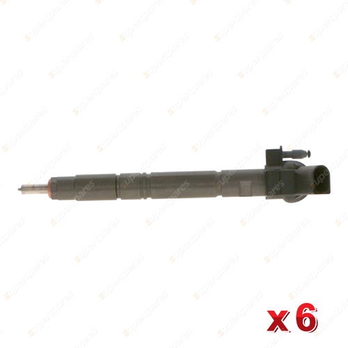 6 x Bosch Common Rail Injectors for Audi A4 B8 A6 C7 Q7 4L 3.0L V6 24V 2011-2015