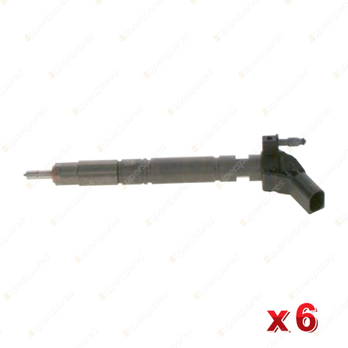 6 x Bosch Common Rail Injectors for Audi A6 C7 4G SQ5 8R 3.0L CGQB V6 24V 13-15