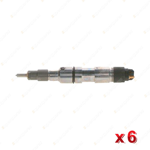 6 x Bosch Common Rail Injectors for MAN TGM 13.290 15.290 18.340 6.9L I6 07-On