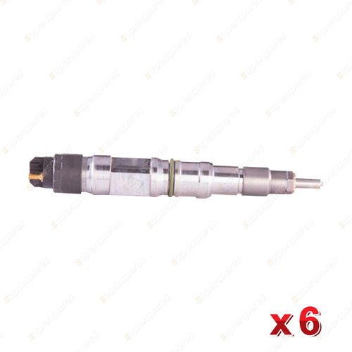 6 Bosch Common Rail Injectors for MAN TGS TGX 26.460 26.480 26.510 35.540 41.480