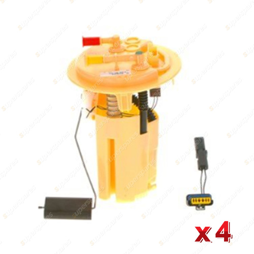 4 x Bosch Intank Electric Fuel Pumps for Citroen Berlingo C4 HDi EGS 1.6L I4
