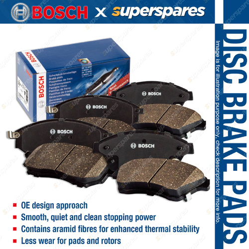 8Pcs F+R Bosch Disc Brake Pads for BMW 740 745 750 G11 G12 X5 G05 X7 30d G07