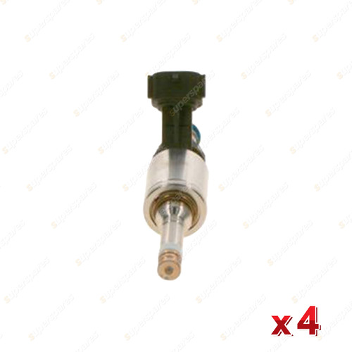4 x Bosch Fuel Injectors for Nissan Juke F15 DIG-T Nismo RS 1.6L MR16DDT 2010-ON