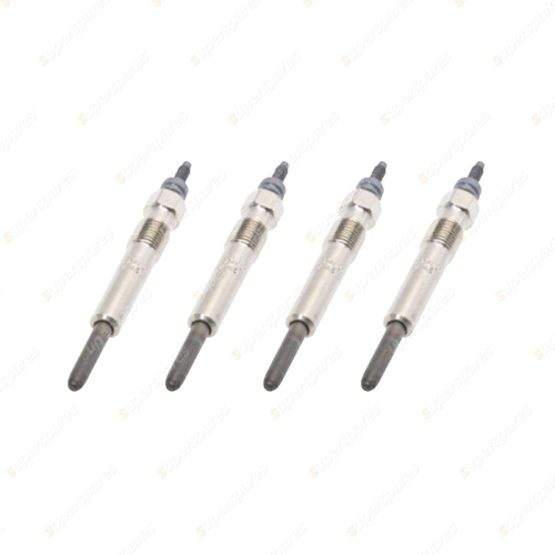 4 x Bosch Glow Plugs for Ford Focus TDCI LS LV 1.8L KKDA I4 8V Wagon 206-2011