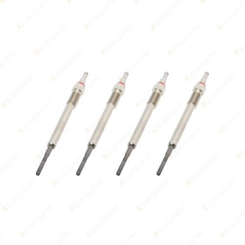 4 x Bosch Glow Plugs for Chrysler Sebring JS 2.0L ECD I4 16V 2007-2010 4.4V