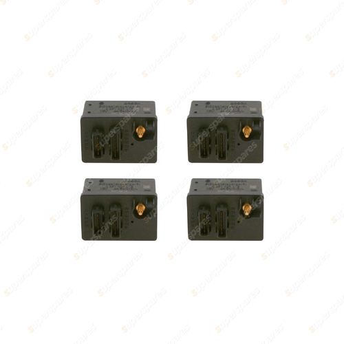 4 x Bosch Glow plug Relays for Fiat 500 312 Ducato 244 Punto 199 Ritmo III 198