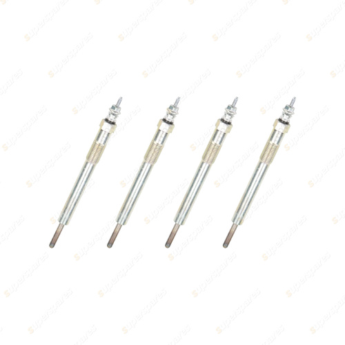 4 x Bosch Glow Plugs for Holden Jackaroo L1 Rodeo TF RA I4 Sheathed-Element