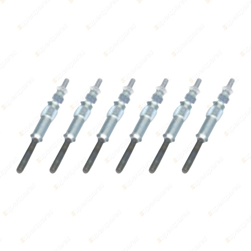 6 x Bosch Glow Plugs for Land Rover Range Rover HSE SE Vogue TD6 2.9L I6 02-07