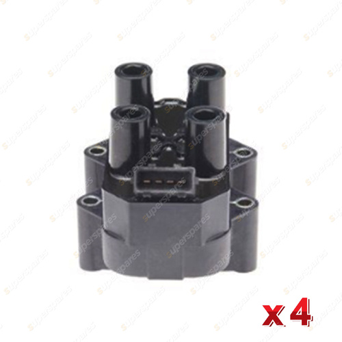 4 x Bosch Ignition Coils for Opel Astra G Vectra JR 2.0L I4 16V 1998-2003