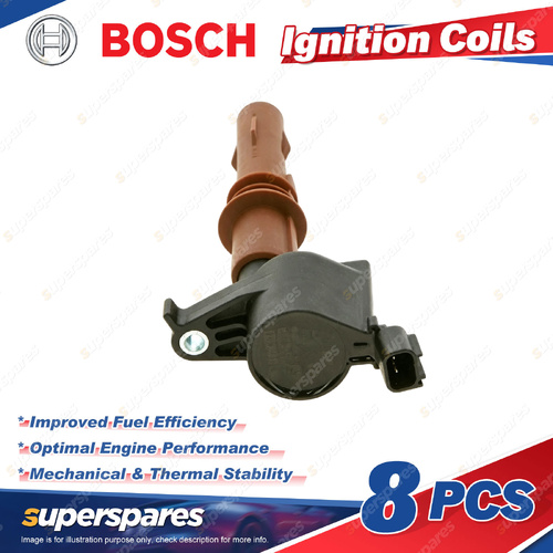 8Pcs Bosch Ignition Coils for Ford Explorer UT UX UZ F150 Mustang 4.6L 5.4L V8