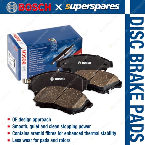 4 x Front Bosch Disc Brake Pads for Holden Adventra AWD Crewman VY VZ RWD