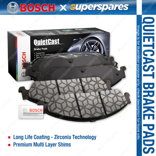 4Pcs Rear Bosch QuietCast Brake Pads for Holden Astra AH TS Combo XC Hatchback