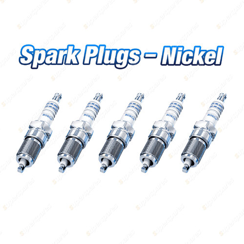 5 x Bosch Nickel Spark Plugs for Volvo 850 C70 Cabrio S60 S70 V70 I II