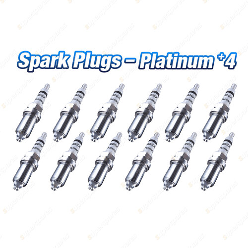 12 x Bosch Platinum +4 Spark Plugs for BMW 850CSi E31 850i 850Ci 12Cyl 5.6L