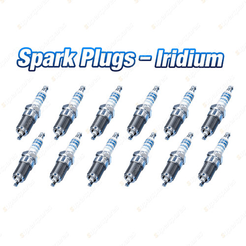12 x Bosch Iridium Spark Plugs for Mercedes Benz CL65 216 CL600 215 G65 463