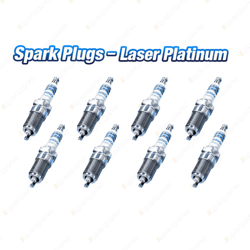 8 x Bosch Laser Platinum Spark Plugs for Jaguar Sovereign 4.0L BC AJ-V8 8Cyl