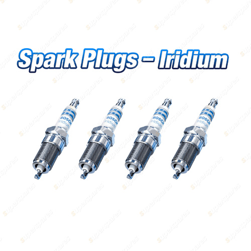4 x Bosch Iridium Spark Plugs for Nissan Cube Z11 Micra K12E Pulsar N16 X-Trail
