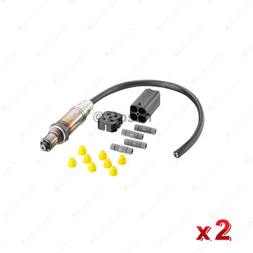2 Bosch Oxygen Sensors for Mitsubishi Pajero V63W V73W Verada Lancer CC CT V3000