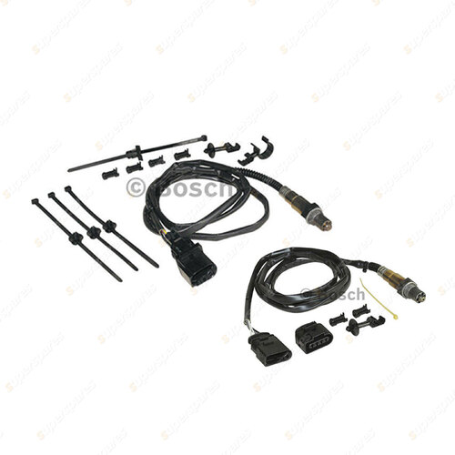 2 x Genuine Bosch Oxygen Lambda Sensors for Audi A3 8L1 A8 D3 4E 1.8L 3.7L 4.2L