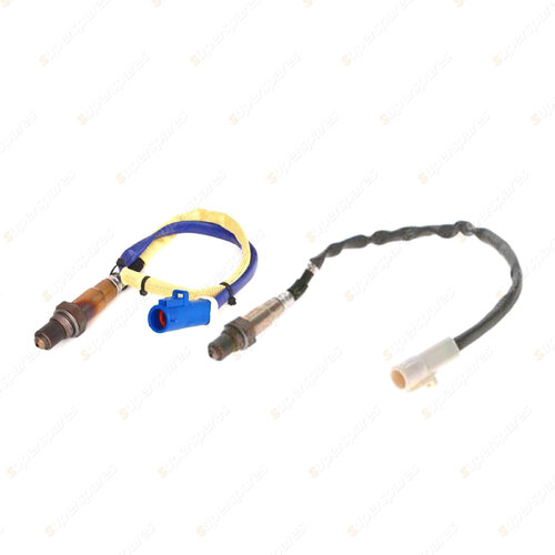 2 x Genuine Bosch Oxygen Lambda Sensors for Ford Focus LW 1.6L 92KW 11-14