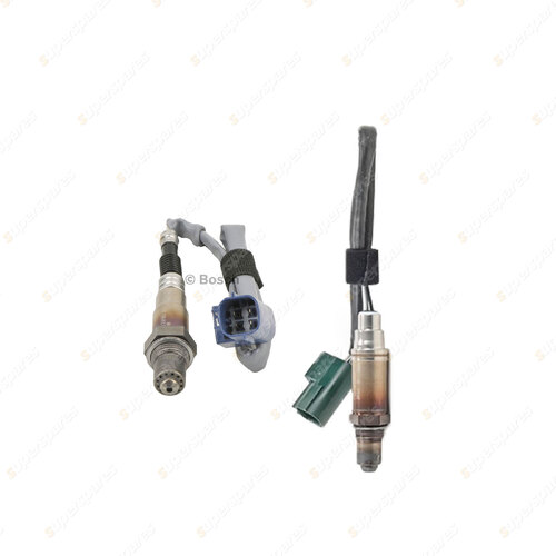 2 x Genuine Bosch Oxygen Lambda Sensors for Nissan X-Trail T30 2.5L 132KW