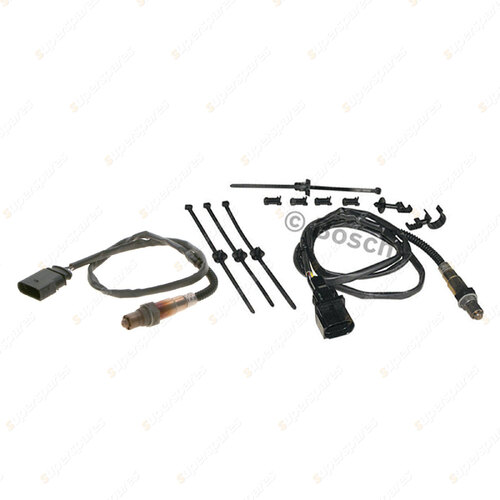 2 x Genuine Bosch Oxygen Lambda Sensors for Audi A3 8L1 A4 B6 B7 1.6 1.8 2.0L