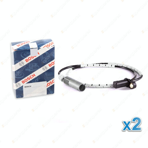 2 x Bosch Rear Wheel Speed Sensors for BMW 120D 120I 125I 320D 323I 325I 320I