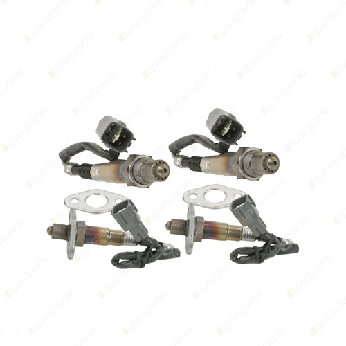 4 x Bosch Oxygen Lambda Sensors Pre & Post for Toyota Landcruiser UZJ100 100R V8