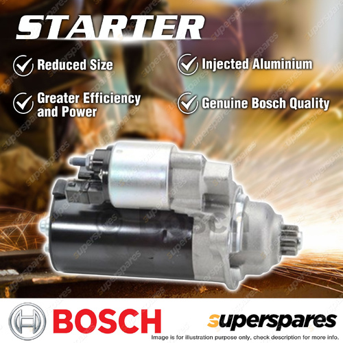 Bosch Starter Motor for Volkswagen Beetle 9C Golf MK 3 1H 1.9L 66KW 77KW