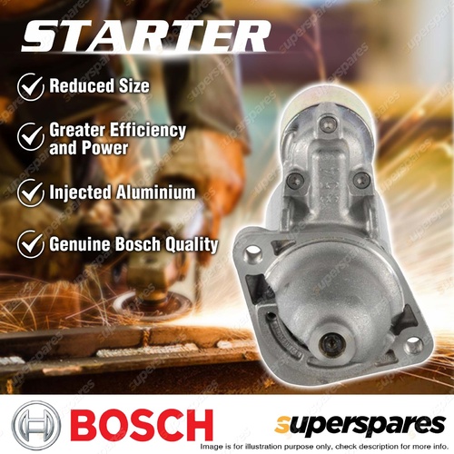 Bosch Starter Motor for Hyundai i20 PB i30 FD i30cw FD Veloster FS 1.4L 1.6L