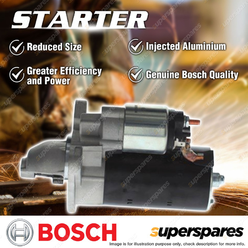 Bosch Starter Motor for Mercedes Benz Sprinter 904 412D Diesel 1999-2001