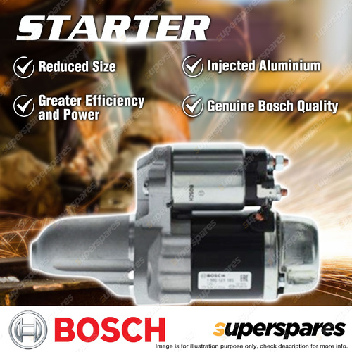 Bosch Starter Motor for Subaru Forester SG SH Impreza GD GE GG GH Liberty BL BP