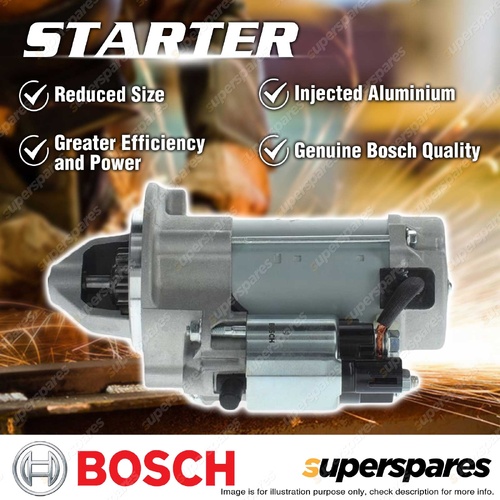 Bosch Starter Motor for Kia Rondo IV RP 1.7L CRDi 136Hp 100Kw MPV 2013-ON