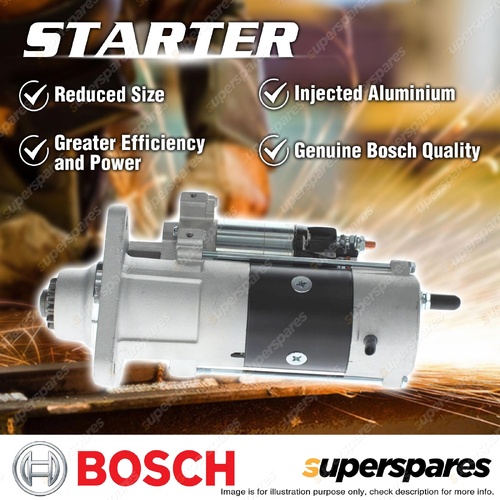 1 x Bosch Starter Motor for Volvo B12B B12BLE FH12 420 460 12.0L 12.1L