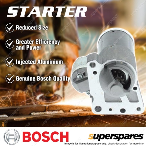 Bosch Starter Motor for Citroen Berlingo 1.6 HDi SHORT C3 C4 B7 DS4 1.4L 1.6L