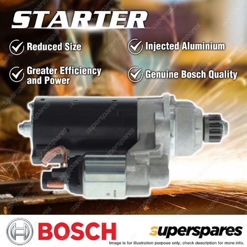 Bosch Starter Motor for Skoda Octavia NE Superb 3T 1.6L 2.0L 3.6L I4 V6 09-20