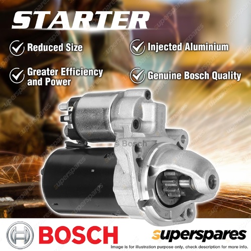 Bosch Starter Motor for Nissan Qashqai J11 1.2L HRA2DDT I4 16V SUV 2013-2017