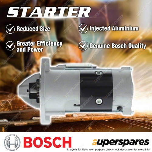 Bosch Starter Motor for Hyundai H100 GL 2.6L D4BB I4 8V S0HC 1997-2004