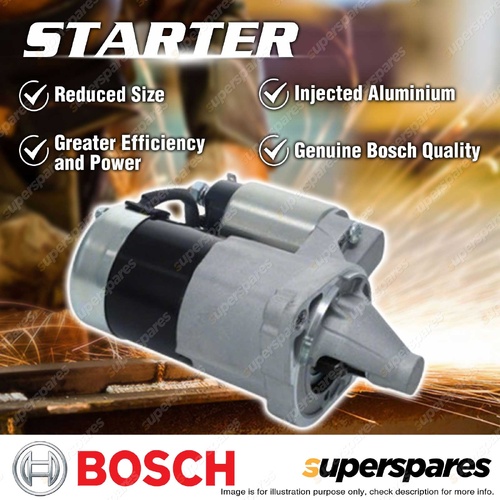 Bosch Starter Motor for Hyundai Accent LC LS MC Elantra XD Getz Matrix S Coupe