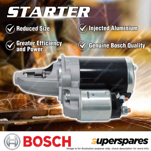 Bosch Starter Motor for Mitsubishi Colt RG RZ 1.3L 1.5L 4A90 4A91 4G15T 04-13
